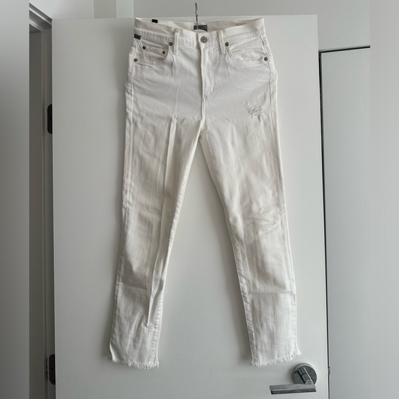 Citizens of Humanity white denim pants size 27 - Picture 3 of 10